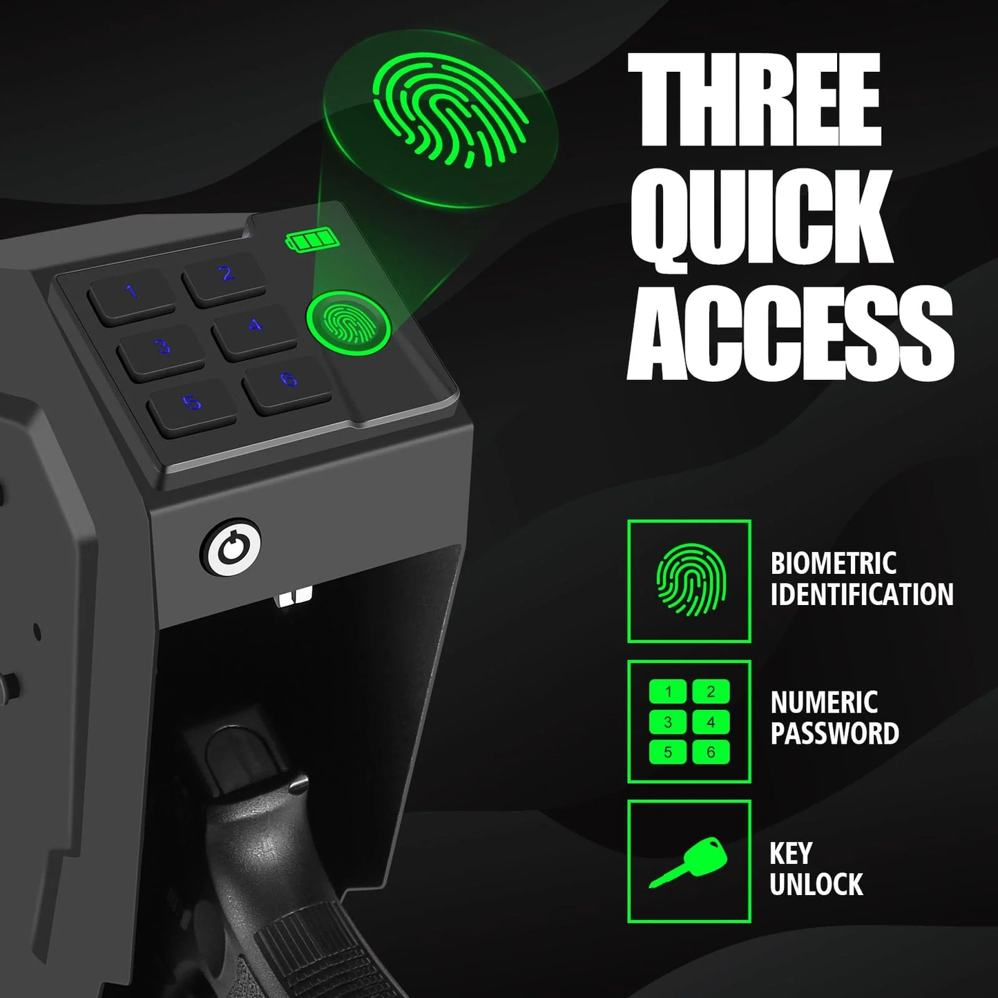 PewSafe® Nightstand Handgun Safe